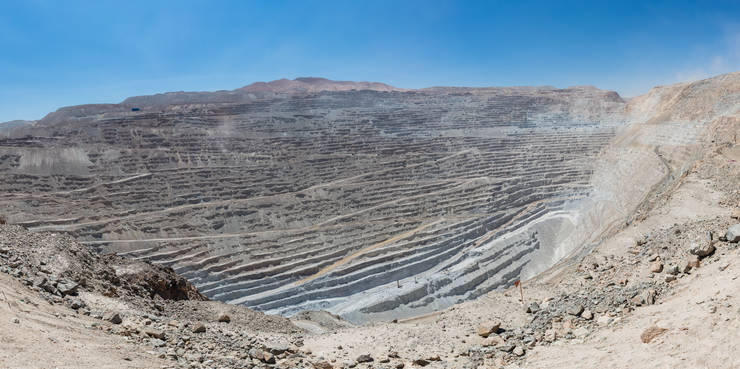 chuquicamata open pit mine